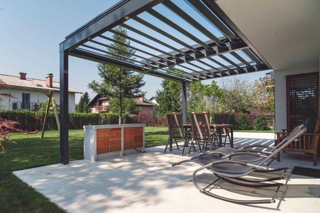 pergola ogrodowa metalowa
