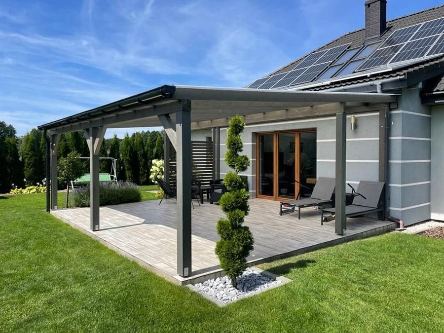 drewno na zadaszenie tarasu