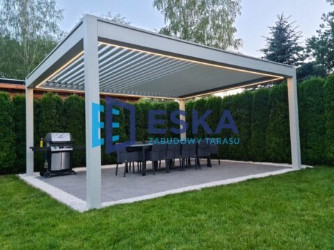 aluminiowa pergola ogrodowa od ESKA Zabudowy Tarasu