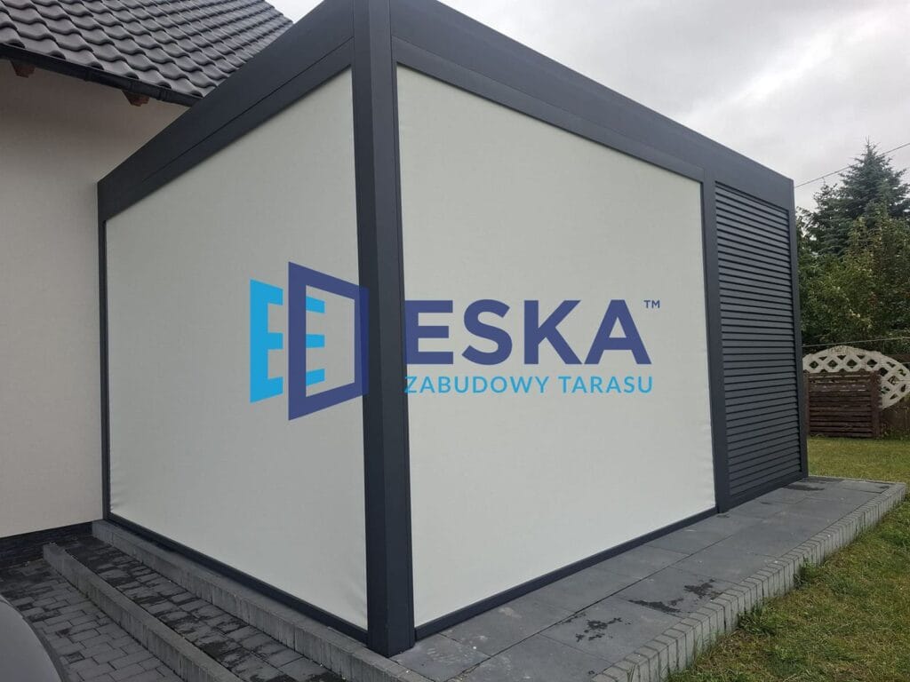 aluminiowa pergola ogrodowa od ESKA Zabudowy Tarasu
