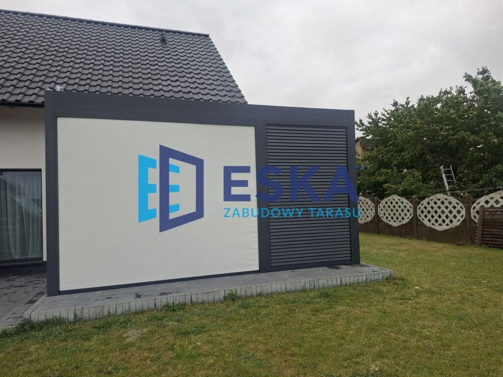 aluminiowa pergola ogrodowa od ESKA Zabudowy Tarasu