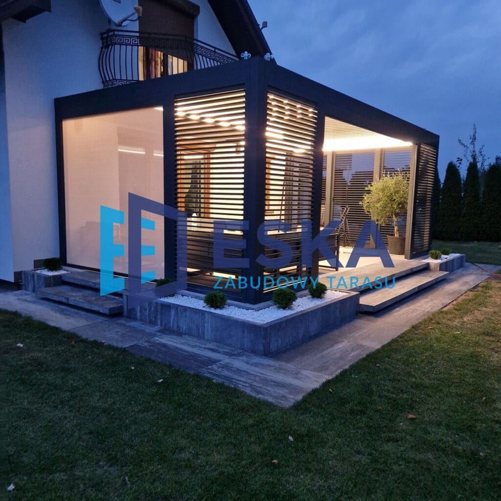 aluminiowa pergola ogrodowa od ESKA Zabudowy Tarasu