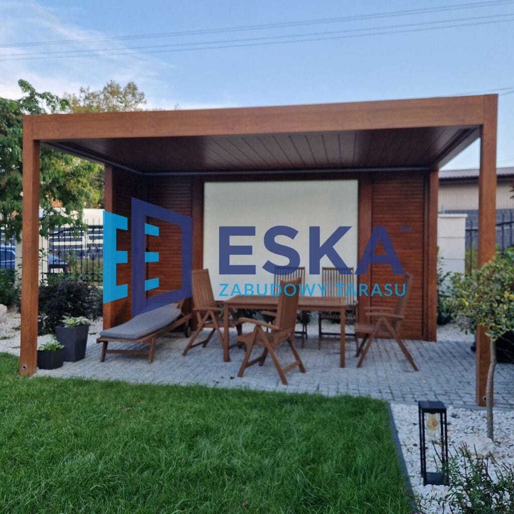 aluminiowa pergola ogrodowa od ESKA Zabudowy Tarasu
