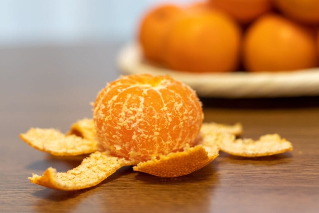 Nawóz ze skórek pomarańczy