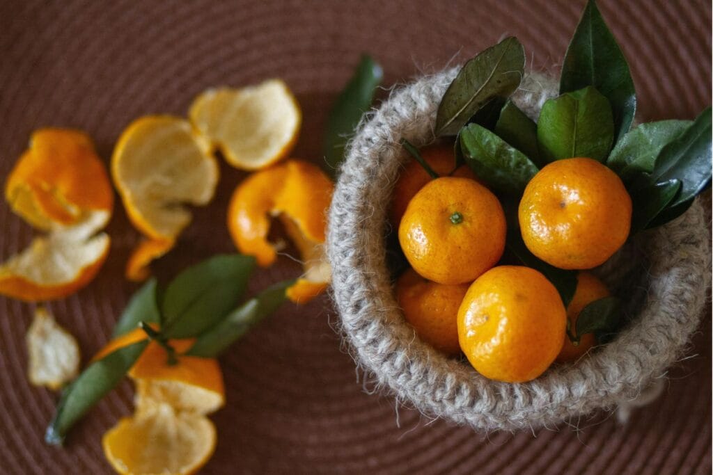 Nawóz ze skórek pomarańczy