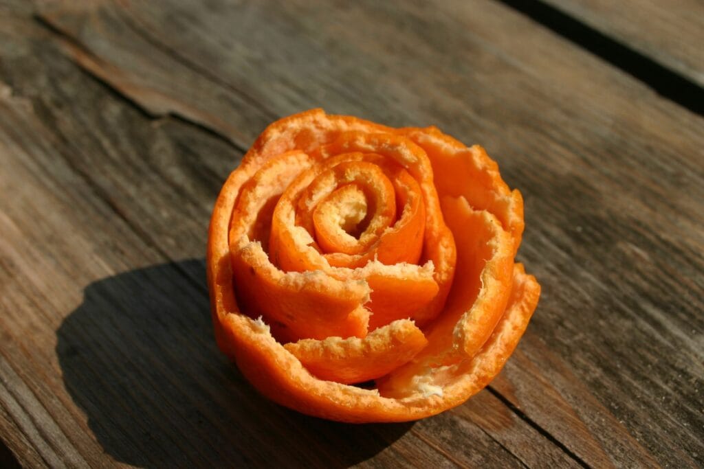 Nawóz ze skórek pomarańczy